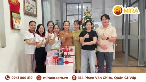 Hoạt động giáng sinh tại Mira - Đơn vị cung cấp dịch vụ văn phòng ảo uy tín