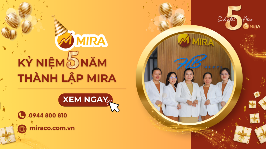 Kỷ Niệm 5 Năm Thành Lập Mira - Dịch vụ thuê văn phòng Gò Vấp