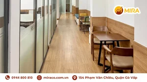 Không gian tiếp khách sang trọng - tiện ích khi thuê văn phòng Gò Vấp giá rẻ