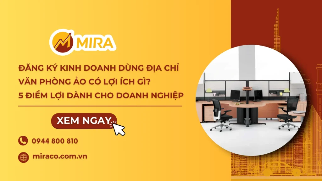 Đăng ký kinh doanh dùng địa chỉ văn phòng ảo có lợi ích gì? 5 điểm lợi dành cho doanh nghiệp