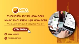 Giải đáp thắc mắc: Thời điểm ký số hoá đơn khác thời điểm lập hoá đơn theo Nghị định mới 70/2025/NĐ-CP