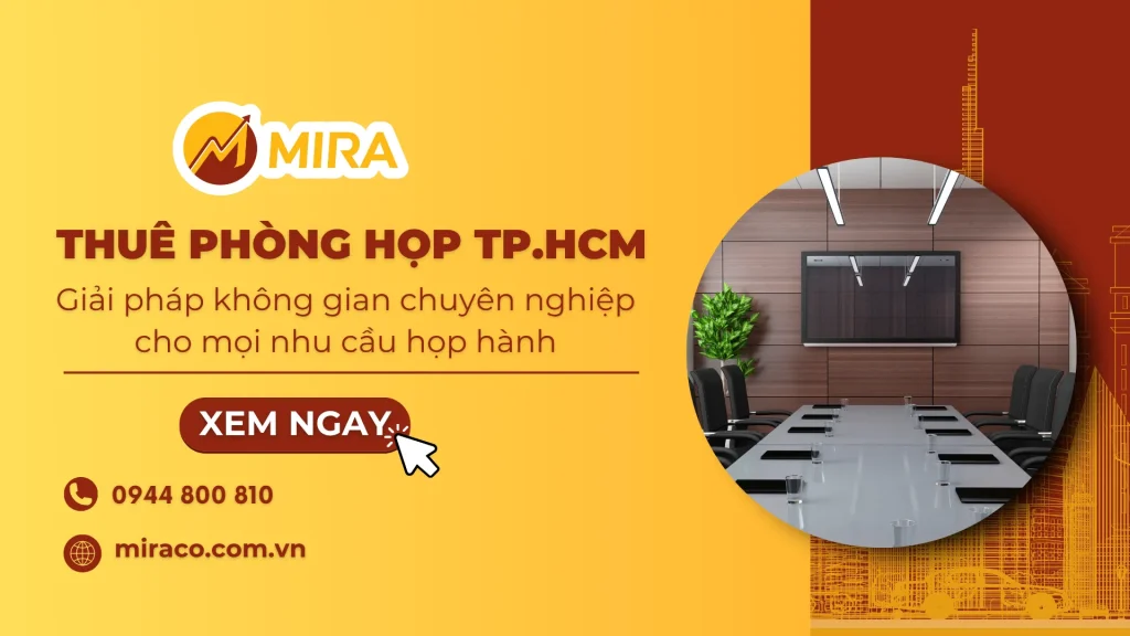 Nhu cầu thuê phòng họp TPHCM ngày càng tăng khi doanh nghiệp và chuyên gia cần không gian làm việc chuyên nghiệp nhưng vẫn linh hoạt, tiết kiệm chi phí. Từ họp nội bộ, gặp đối tác đến tổ chức đào tạo, phòng họp cho thuê trở thành lựa chọn thiết yếu. Nhưng giữa vô số địa điểm tại TP.HCM, đâu là tiêu chí lựa chọn phù hợp năm 2025? Và nên thuê ở đâu để đảm bảo hiệu quả? Hãy cùng Tư Vấn Doanh Nghiệp Mira tìm hiểu thông qua bài viết dưới đây! Nhu cầu thuê phòng họp tại TPHCM – Không còn là xu hướng, mà là thiết yếu TP.HCM – đầu tàu kinh tế của cả nước – là nơi diễn ra nhiều hoạt động kinh doanh, đầu tư, ký kết hợp đồng và đào tạo doanh nghiệp mỗi ngày. Trong bối cảnh doanh nghiệp ngày càng linh hoạt, nhiều đơn vị không còn đầu tư văn phòng cố định mà thay vào đó chọn giải pháp thuê phòng họp TPHCM theo nhu cầu. Dù bạn là doanh nghiệp lớn cần không gian tiếp khách chuyên nghiệp, một chuyên gia tư vấn muốn tổ chức buổi đào tạo riêng tư, hay chỉ đơn giản là một nhóm sinh viên cần nơi thuyết trình – thì việc thuê phòng họp tại TP.HCM hiện nay không chỉ phổ biến mà còn cực kỳ cần thiết. Giải pháp thuê phòng họp TPHCM không chỉ giúp tiết kiệm chi phí, mà còn mang lại sự chuyên nghiệp, tiện nghi và hiệu quả trong công việc nhờ vào sự linh hoạt và hệ sinh thái dịch vụ đi kèm. Nhu cầu thuê phòng họp TPHCM 6 tiêu chí khi thuê phòng họp tại TPHCM Khi nhu cầu họp hành ngày càng chuyên biệt hơn, các tiêu chí lựa chọn phòng họp tại TP.HCM cũng thay đổi rõ rệt. Dưới đây là 6 tiêu chí mới nhất trong năm 2025 mà bạn nên lưu ý: Thiết bị hỗ trợ họp online chất lượng cao Phòng họp hiện đại không thể thiếu thiết bị phục vụ họp hybrid: camera góc rộng, micro đa hướng, màn hình trình chiếu lớn và kết nối ổn định với Zoom, Google Meet, Teams… Điều này cực kỳ quan trọng khi nhiều đối tác ở xa vẫn cần tham dự cuộc họp. Giao diện đặt phòng online – minh bạch, nhanh chóng Không cần gọi điện nhiều lần hay đến tận nơi để xem phòng, nhiều địa điểm thuê phòng họp TPHCM hiện nay đã triển khai hệ thống đặt phòng trực tuyến, hiển thị lịch trống, báo giá công khai, lựa chọn theo nhu cầu và thanh toán dễ dàng. Dịch vụ đi kèm linh hoạt Không chỉ cho thuê mặt bằng, phòng họp chuyên nghiệp tại TP.HCM còn cung cấp thêm các tiện ích đi kèm như tea break, nước uống, in ấn tài liệu, hỗ trợ kỹ thuật, nhân viên điều phối, giúp bạn yên tâm tập trung vào nội dung cuộc họp. Không gian linh hoạt theo format họp Dù là họp nhóm, hội nghị, đào tạo hay ký kết hợp đồng, các phòng họp hiện đại có thể tùy biến bố cục: hình chữ U, kiểu lớp học, kiểu rạp hát hoặc ngồi tròn đối thoại – nhằm phục vụ đúng mục đích sử dụng. Vị trí thuận tiện, có bãi giữ xe TP.HCM là đô thị đông đúc, nên việc phòng họp có chỗ để xe ô tô, xe máy, hoặc gần trục giao thông lớn, sân bay, bến xe sẽ là điểm cộng rất lớn giúp bạn tiết kiệm thời gian và tạo thiện cảm với khách mời. Uy tín và chính sách hoàn hủy rõ ràng Việc thuê phòng họp không chỉ là đặt chỗ, mà còn là trải nghiệm dịch vụ. Hãy chọn những đơn vị có feedback tốt, chính sách hoàn tiền rõ ràng, hỗ trợ linh hoạt khi lịch họp thay đổi để tránh rủi ro. 6 tiêu chí khi thuê phòng họp TPHCM Các nhóm khách hàng đang gia tăng nhu cầu thuê phòng họp TPHCM Không chỉ doanh nghiệp lớn mới cần thuê phòng họp. Dưới đây là những nhóm khách hàng đang gia tăng mạnh mẽ nhu cầu thuê phòng họp tại TPHCM: Doanh nghiệp nhỏ & startup: Không có văn phòng riêng, cần không gian họp định kỳ với khách hàng, đối tác hoặc nội bộ. Chuyên gia đào tạo, mentor, cố vấn độc lập: Cần không gian riêng tư, yên tĩnh, tiện nghi để tổ chức workshop, coaching 1:1 hoặc theo nhóm. Nhóm sinh viên, cộng đồng học thuật: Tổ chức thuyết trình, hoàn thành đồ án, chuẩn bị cho các kỳ bảo vệ quan trọng. Nhà đầu tư, doanh nhân cá nhân: Muốn có nơi ký kết hợp đồng, thương lượng đầu tư – nơi cần sự riêng tư và chuyên nghiệp cao. Thuê phòng họp ở đâu TPHCM? Địa chỉ đáng tham khảo năm 2025 Giữa hàng trăm lựa chọn phòng họp tại TP.HCM, điều quan trọng không chỉ là “có chỗ ngồi”, mà là chọn đúng không gian phù hợp với mục đích sử dụng, ngân sách và kỳ vọng dịch vụ. Một trong những địa chỉ được nhiều doanh nghiệp, chuyên gia và nhóm làm việc đánh giá cao hiện nay chính là Tòa nhà HB Building – thuộc hệ sinh thái văn phòng trọn gói của Tư vấn Doanh nghiệp Mira, tọa lạc tại 154 Phạm Văn Chiêu, Phường 8, Quận Gò Vấp, TP.HCM. Nhu cầu thuê phòng họp ở đâu TPHCM? Vì sao HB Building là lựa chọn thuê phòng họp lý tưởng tại TPHCM? HB Building không chỉ cung cấp không gian họp, mà còn mang đến một trải nghiệm toàn diện, đáp ứng đầy đủ 6 tiêu chí quan trọng khi thuê phòng họp trong năm 2025: Trang bị đầy đủ thiết bị hỗ trợ cho một cuộc họp hiệu quả: Phòng họp tại Mira được trang bị sẵn sàng các thiết bị cần thiết như TV trình chiếu, điều hòa không khí, bảng flipchart, wifi tốc độ cao và nước uống… giúp khách hàng hoàn toàn yên tâm khi bước vào buổi họp mà không cần chuẩn bị thêm. Quy trình đặt phòng nhanh chóng, linh hoạt: Khách hàng có thể xem hình ảnh thực tế của từng không gian, nhận tư vấn chi tiết và đặt chỗ dễ dàng thông qua điện thoại hoặc Zalo. Dịch vụ đi kèm chuyên nghiệp, chỉn chu đến từng chi tiết: Từ đội ngũ tiếp tân thân thiện, nước uống phục vụ đầy đủ – HB Building luôn đảm bảo sự chuyên nghiệp và tiện nghi xuyên suốt quá trình sử dụng dịch vụ. Không gian linh hoạt, dễ dàng tuỳ biến theo nhu cầu sử dụng: Dù bạn cần tổ chức cuộc họp nhóm nhỏ, gặp gỡ đối tác để ký kết hợp đồng hay triển khai buổi đào tạo ngắn hạn, không gian phòng họp tại HB Building sẽ hỗ trợ doanh nghiệp giúp cuộc họp diễn ra thành công Vị trí thuận tiện – giao thông dễ dàng, có bãi giữ xe riêng: Tọa lạc ngay mặt tiền đường Phạm Văn Chiêu, Quận Gò Vấp – khu vực đang phát triển mạnh về hạ tầng và kinh doanh – HB Building không chỉ dễ tìm mà còn có sẵn bãi đậu xe riêng cho khách hàng và đối tác, tạo sự thuận tiện tối đa trong di chuyển và tiếp đón. Uy tín minh bạch – chính sách hoàn/hủy linh hoạt: Mira cam kết đồng hành cùng doanh nghiệp bằng tinh thần phục vụ tận tâm: chính sách đặt lịch linh hoạt, hỗ trợ thay đổi thời gian họp khi cần thiết, hợp đồng rõ ràng, xuất hóa đơn đầy đủ và minh bạch trong mọi điều khoản từ đầu đến cuối. Đặt phòng họp ngay tại Tư Vấn Doanh Nghiệp Mira – Giải pháp không gian chuyên nghiệp cho doanh nghiệp. Đặt phòng họp ngay tại Tư Vấn Doanh Nghiệp Mira để trải nghiệm giải pháp không gian chuyên nghiệp cho doanh nghiệp. Dù là buổi họp nội bộ, tiếp đón khách hàng quan trọng hay tổ chức các buổi đào tạo, phòng họp của chúng tôi luôn là lựa chọn đáng tin cậy. Với không gian hiện đại, trang thiết bị đầy đủ và dịch vụ tận tâm, dịch vụ thuê phòng họp tại Tư Vấn Doanh Nghiệp Mira cam kết mang đến sự hài lòng tối đa. Phòng họp chuyên nghiệp tại Tư Vấn Doanh Nghiệp Mira [SẼ CHÈN FORM SAU] Mọi chi tiết xin vui lòng liên hệ với chúng tôi qua thông tin dưới đây: Hotline: 0944 800 810 – 0986 708 470 (Zalo/SMS/Call) Địa chỉ: 154 Phạm Văn Chiêu, Phường 8, Quận Gò Vấp, TP.HCM Thuê phòng họp TPHCM – Giải pháp không gian chuyên nghiệp cho mọi nhu cầu họp hành