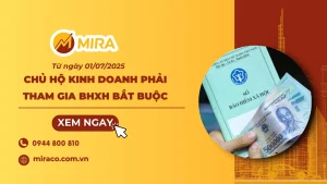 [TIN TỨC] Từ ngày 01/07/2025: Chủ hộ kinh doanh phải tham gia BHXH bắt buộc
