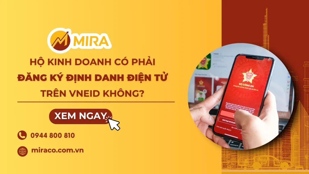 Giải đáp: Hộ kinh doanh có phải đăng ký định danh điện tử trên VNeID không?
