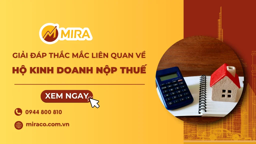 Giải đáp thắc mắc liên quan về hộ kinh doanh nộp thuế