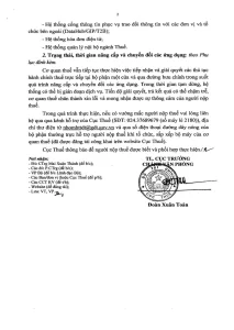 Thông báo tạm dừng hệ thống thuế điện tử của Cục Thuế