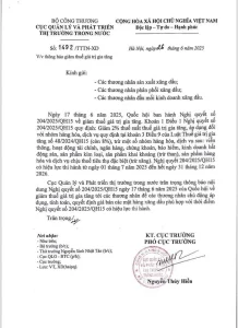 Thông báo chính thức về giảm thuế suất GTGT còn 8%