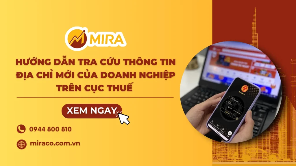 Hướng dẫn tra cứu thông tin địa chỉ mới của doanh nghiệp trên Cục Thuế