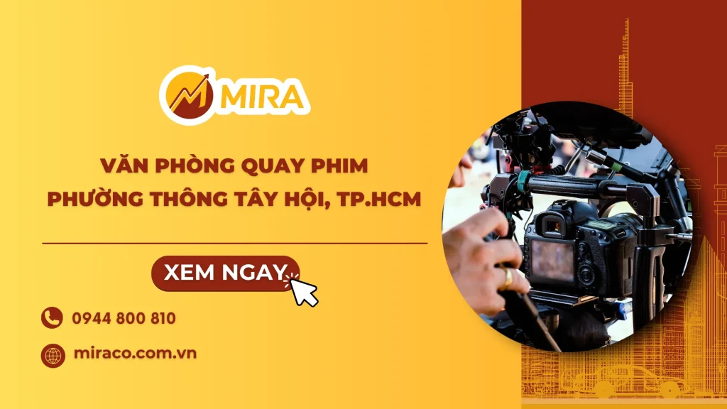 Văn phòng quay phim Phường Thông Tây Hội – Không gian lý tưởng cho mọi dự án sáng tạo