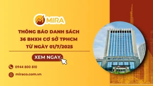 Thông báo danh sách 36 BHXH cơ sở TPHCM từ ngày 01/07/2025