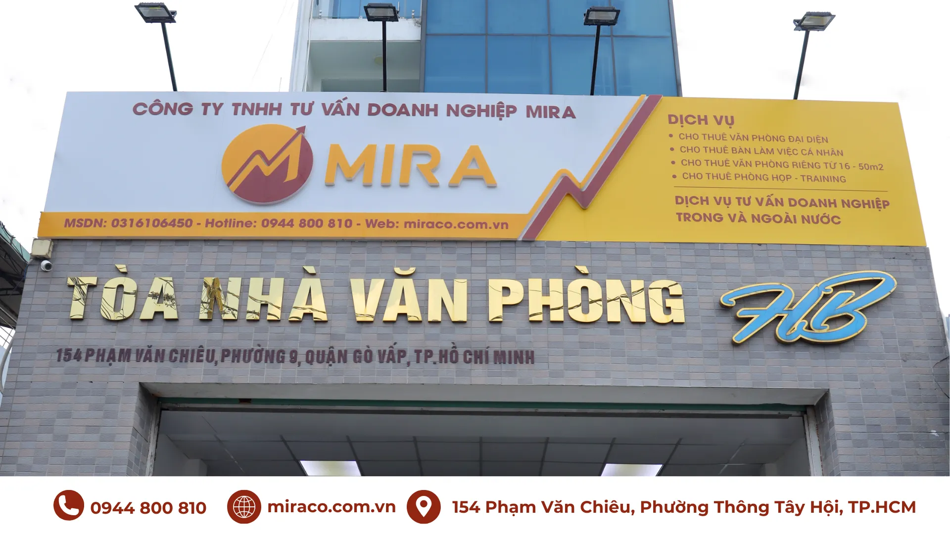 Tòa nhà HB Building, đã là địa chỉ tin cậy của nhiều doanh nghiệp trẻ tại TP.HCM trong suốt nhiều năm qua.