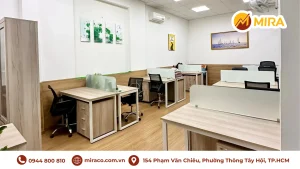 Bàn làm việc cá nhân - Cập nhật giá thuê văn phòng Phường Thông Tây Hội