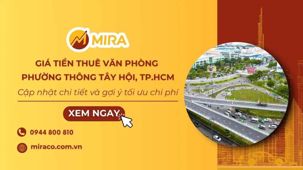 Giá tiền thuê văn phòng phường Thông Tây Hội: Cập nhật chi tiết và gợi ý tối ưu chi phí