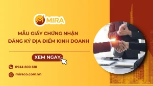 Mẫu giấy chứng nhận đăng ký địa điểm kinh doanh 2025 và hướng dẫn chi tiết