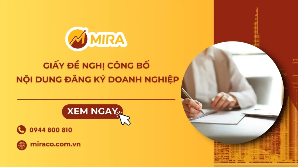 Tải mẫu Giấy đề nghị công bố nội dung đăng ký doanh nghiệp 2025 chuẩn quy định