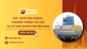 Giá thuê văn phòng phường Thông Tây Hội tại Tư Vấn Doanh Nghiệp Mira 2025