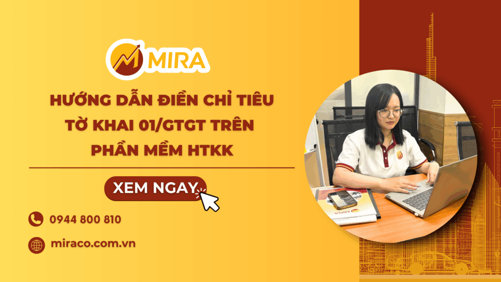 Hướng dẫn điền chỉ tiêu tờ khai 01/GTGT trên phần mềm HTKK mới nhất và một số lưu ý?
