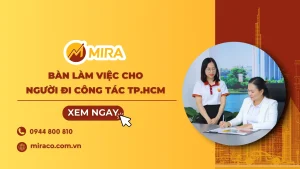 Giải pháp bàn làm việc cho người đi công tác TP.HCM - Gần sân bay, thuận tiện di chuyển