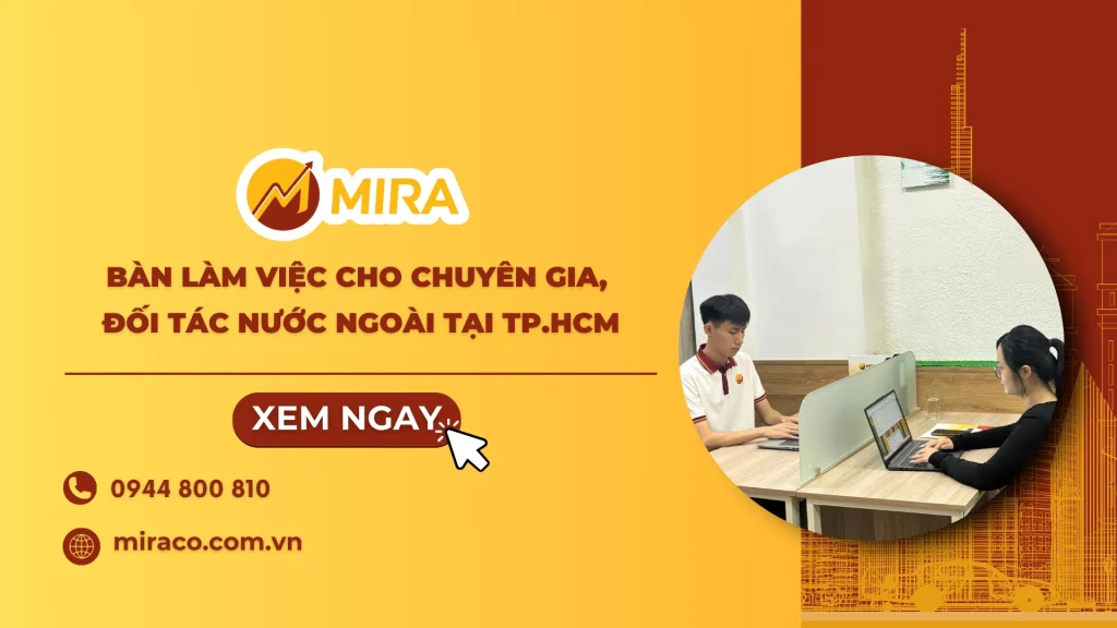Dịch vụ bàn làm việc cho chuyên gia, đối tác nước ngoài công tác tại HCM – Giải pháp tiện lợi cho cả doanh nghiệp lẫn đối tác